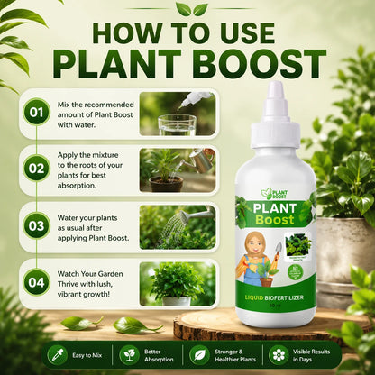 Organic Plant Boost - Faster Growth & Stronger Roots