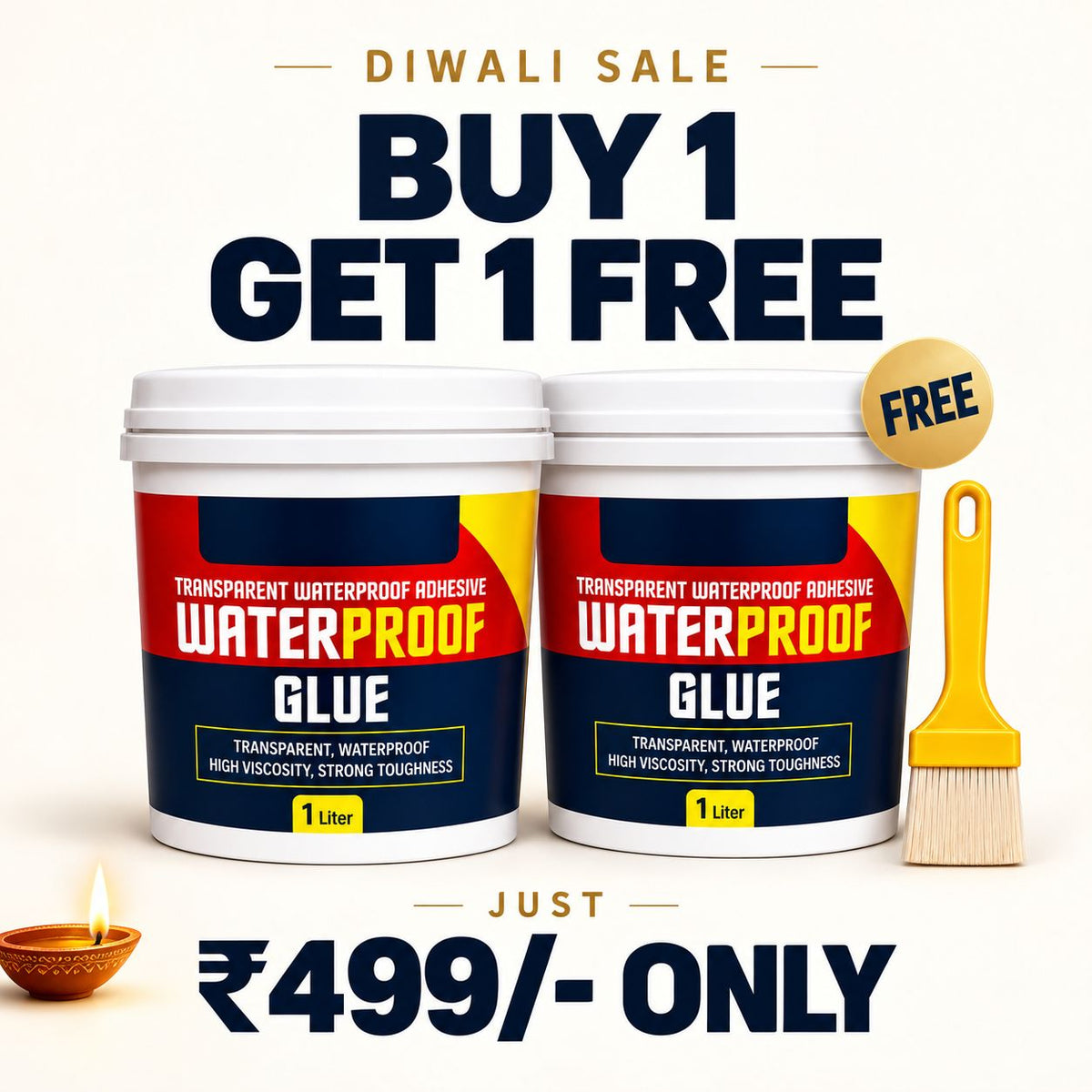 Transparent Waterproof Glue [Buy 1 Get 1 Free]