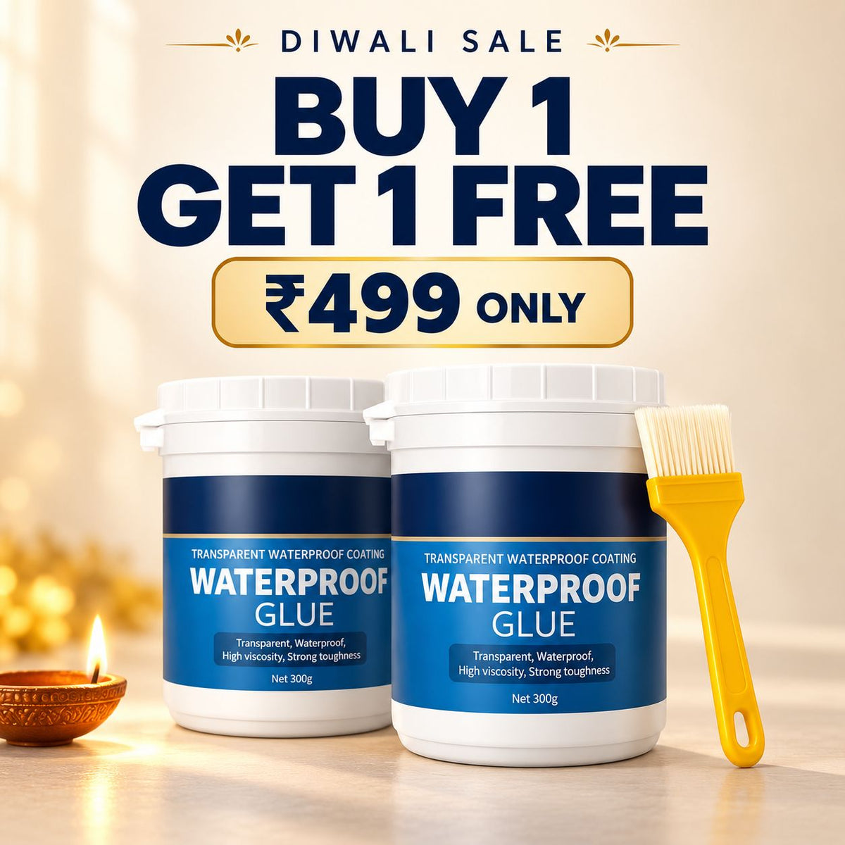 Transparent Waterproof Glue [Buy 1 Get 1 Free]