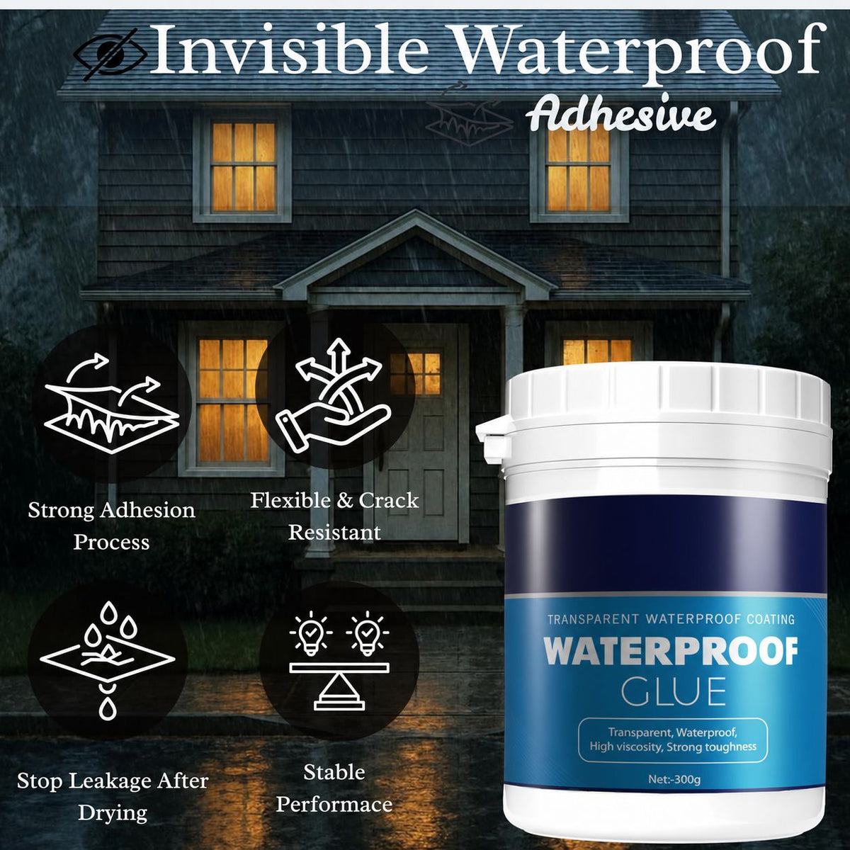 Transparent Waterproof Glue [Buy 1 Get 1 Free]